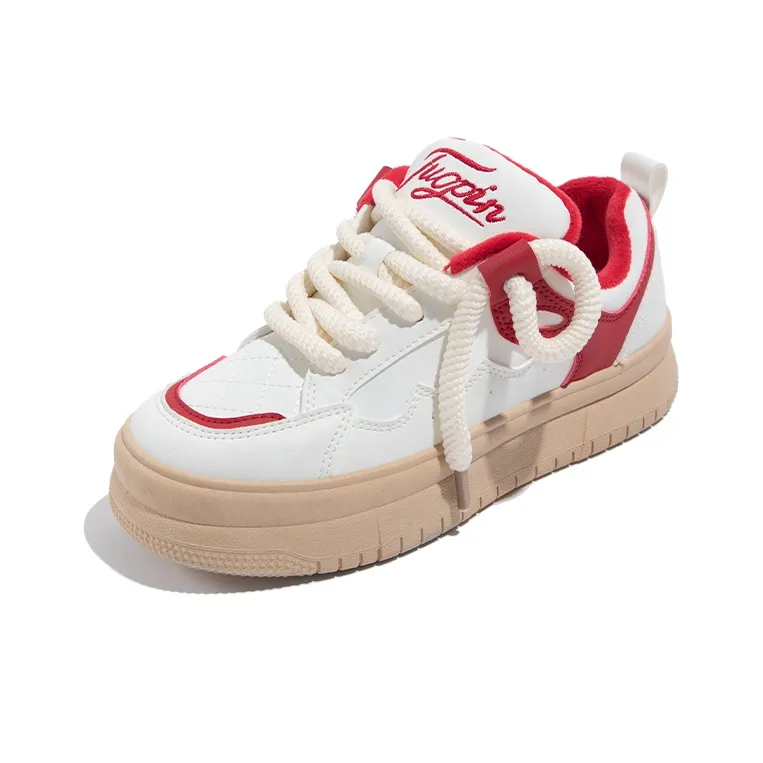 TUOPIN Warm Slip-Resistant Height Increasing Low-Top Skateboard Shoes Women's-20