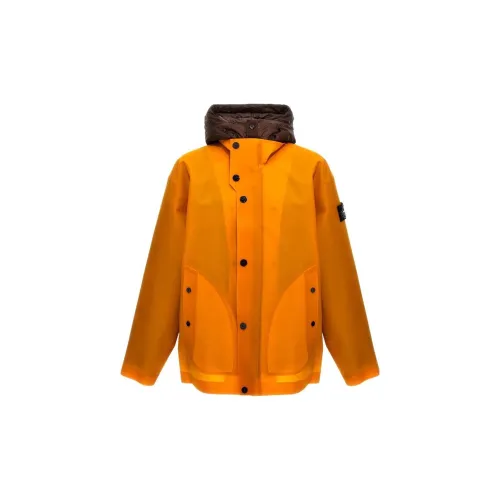 STONE ISLAND Jackets Men Yellow