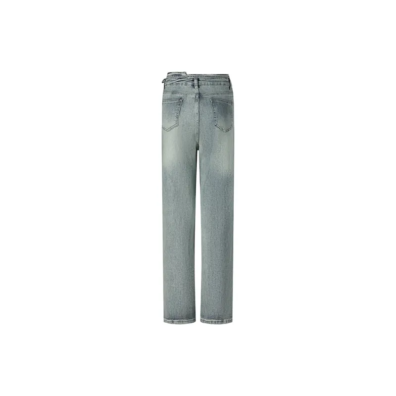 Wen Shan Jeans Women's Vintage Blue-10