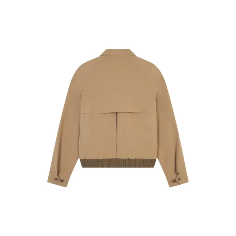 Maison Kitsune Technical Cotton Gabardine W Harrington Jacket-1