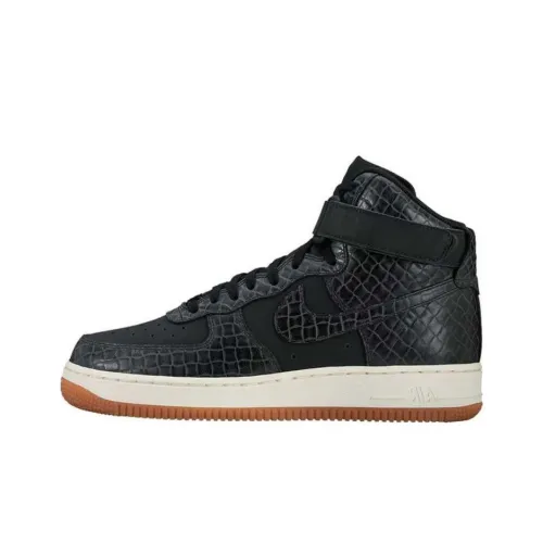 Nike Air Force 1 High Croc Black Gum Women's