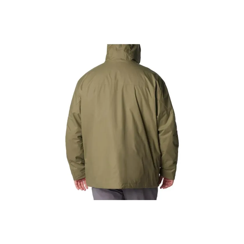 Columbia Windbreaker Jackets Men Stone Green-1