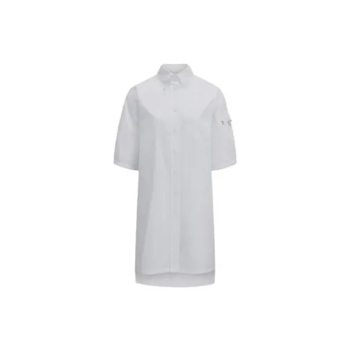 PRADA Short-Sleeved Dresses Women's White