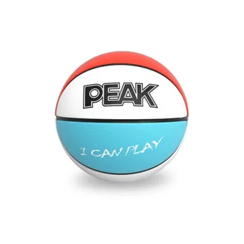 PEAK Rubber Basketball Red White Blue No. 5 No. 7 Training