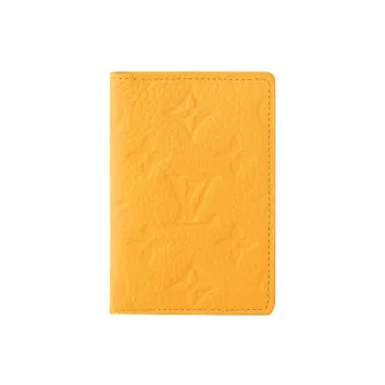 LOUIS VUITTON Pocket Organizer Taurillon Colormania Jaune Mat