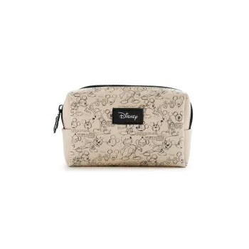 Disney Minnie Series PU Makeup Bag Medium Size Unisex White/Blue/Beige/Purple/Black