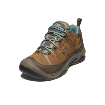 KEEN Circadia Slip Resistant Low Top Outdoor Shoes Women's Blue Brown