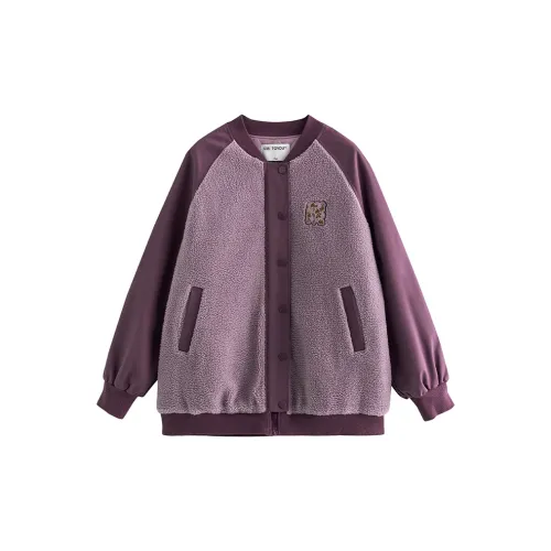 Initial language Velvet Jackets Women's Dark Purple