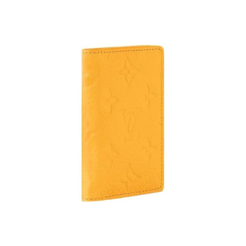 LOUIS VUITTON Pocket Organizer Taurillon Colormania Jaune Mat-1