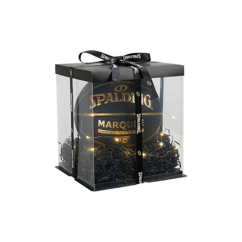 SPALDING TF Collection 77 257Y PU Basketball Black Gold Size 7 Training Unisex-6