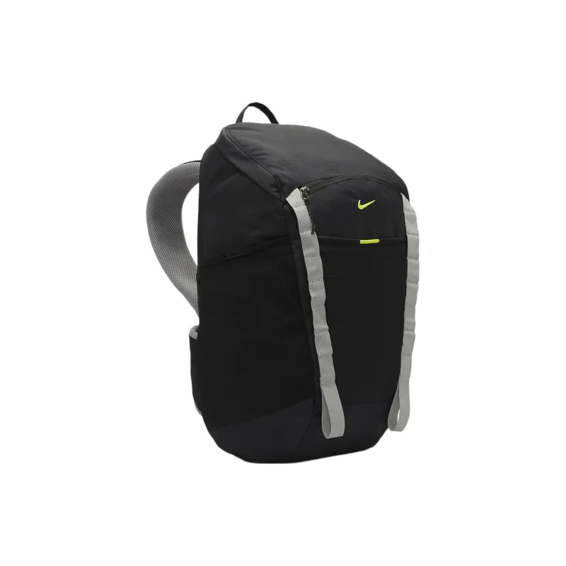 Nike Fabric Backpack Regular Men's Black & Fine Gray & Atomic Green-1