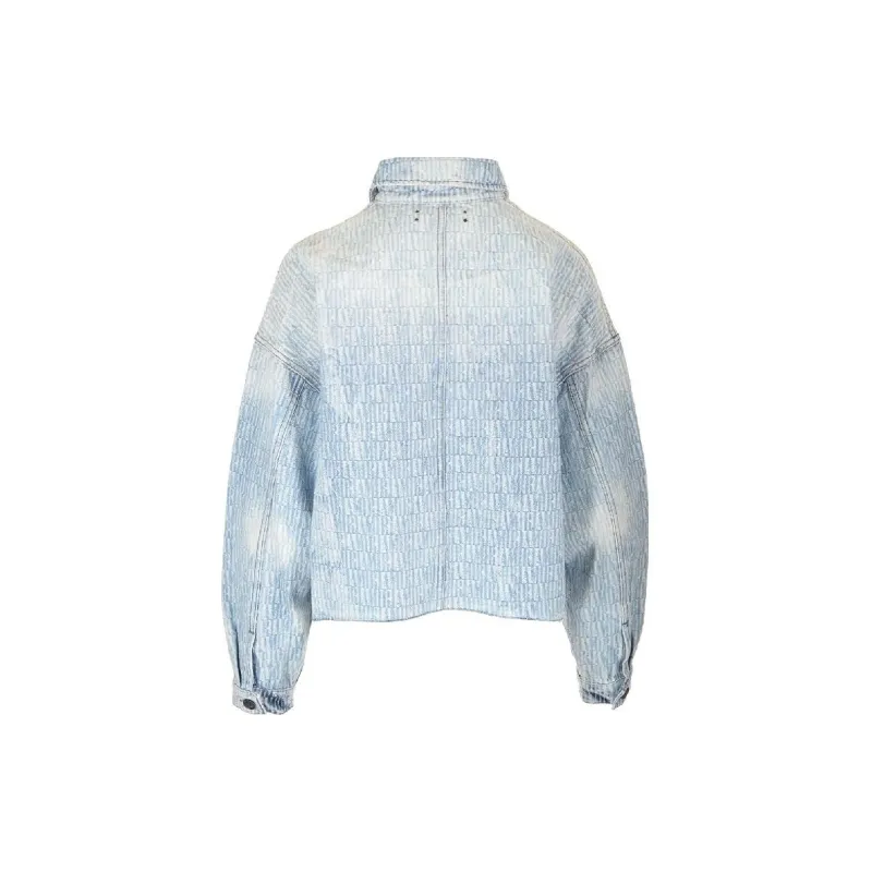 AMIRI Denim Jacquard Workwear Jacket 'Light Indigo'-1