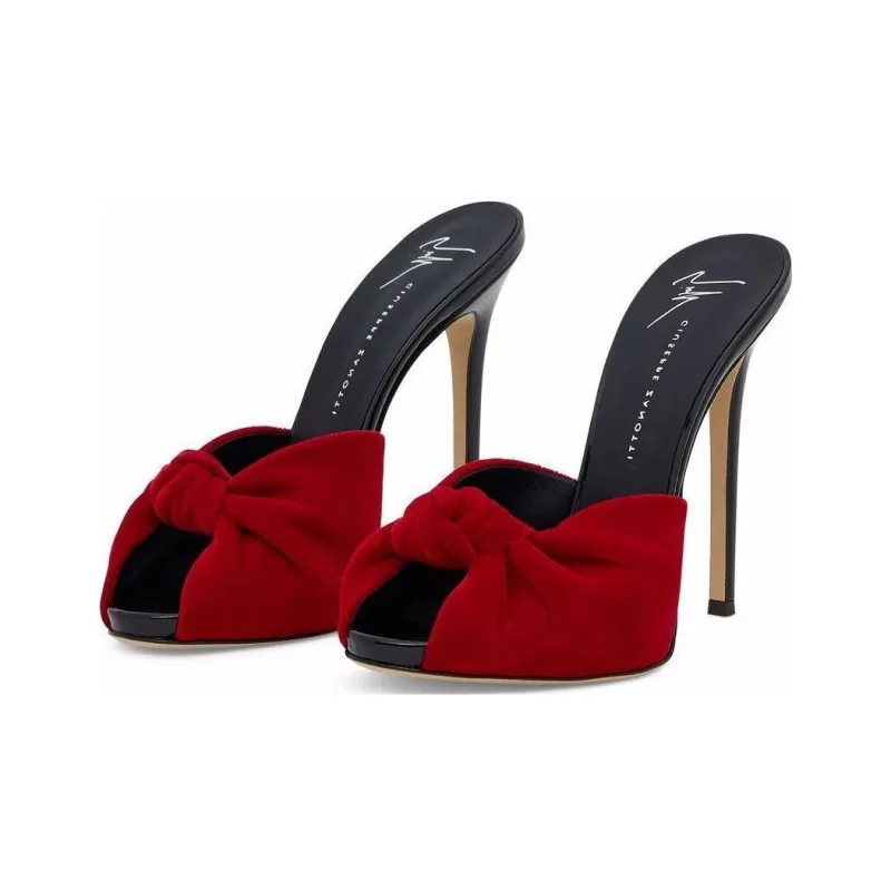 Giuseppe Zanotti Bridget 120mm Velvet Sandals Women's-2