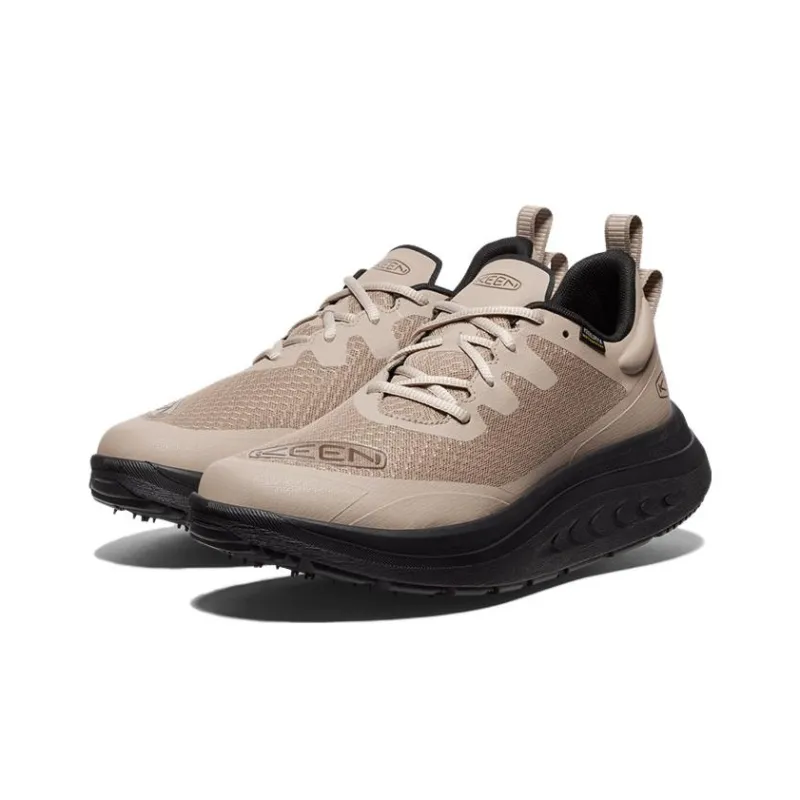 KEEN WK400 WP Slip Resistant Low Top Outdoor Shoes Women's Yellow Black-2