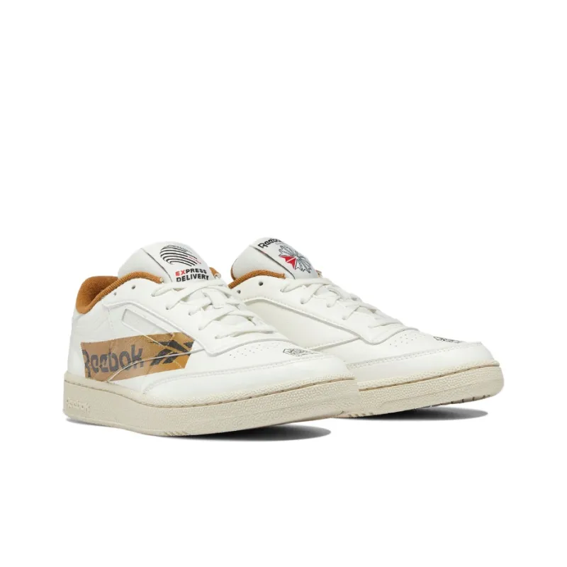 Reebok Club C 85 X BlackEyePatch 'White Brown'-3