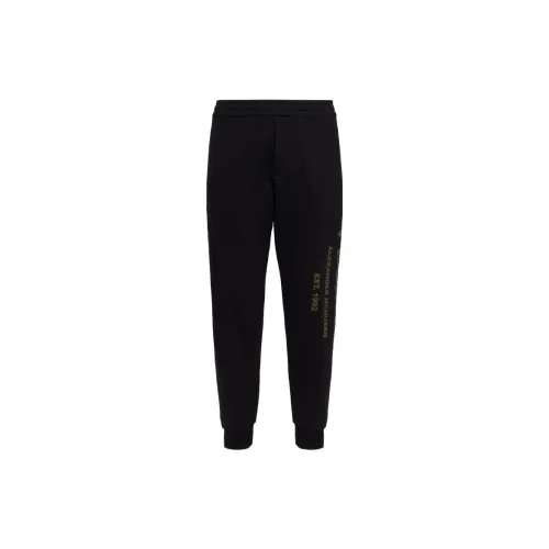 McQ Alexander McQueen Knitted Sweatpants Men Black