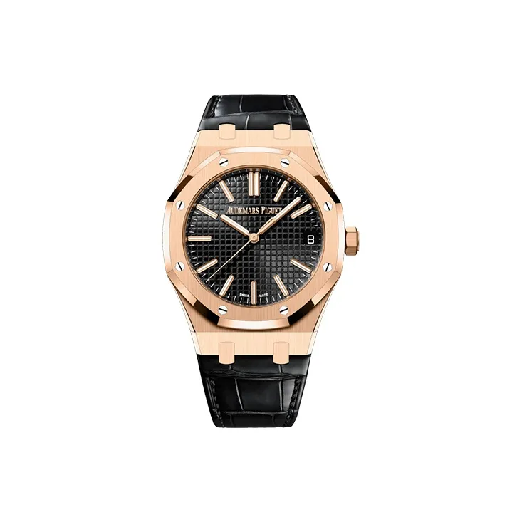 AUDEMARS PIGUET Royal Oak Series Automatic Mechanical Movement Men's Watches Watch 41mm Black Dial-0
