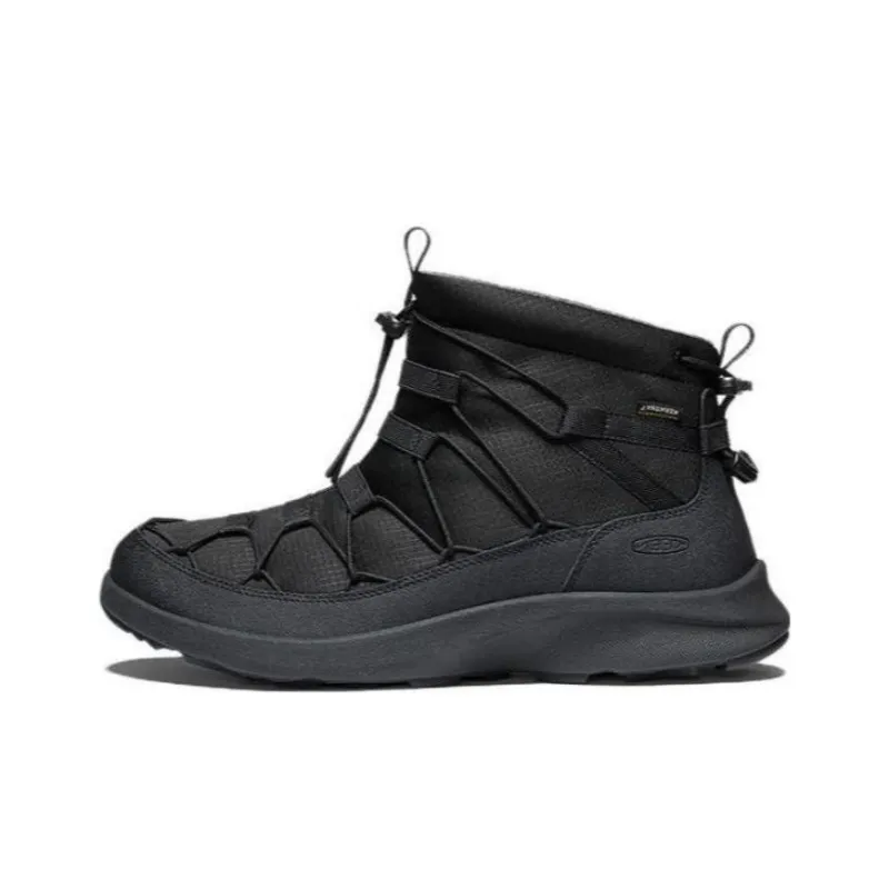 KEEN Abrasion Resistant Shock Absorbers Short Snow Boots Men's Black-0