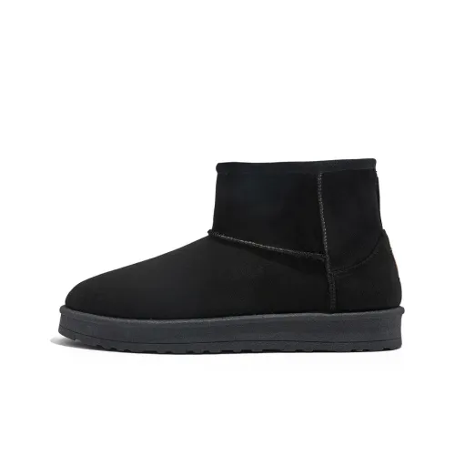 RENBEN Snow Boots Men Black