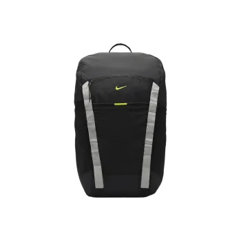 Nike Fabric Backpack Regular Men's Black & Fine Gray & Atomic Green