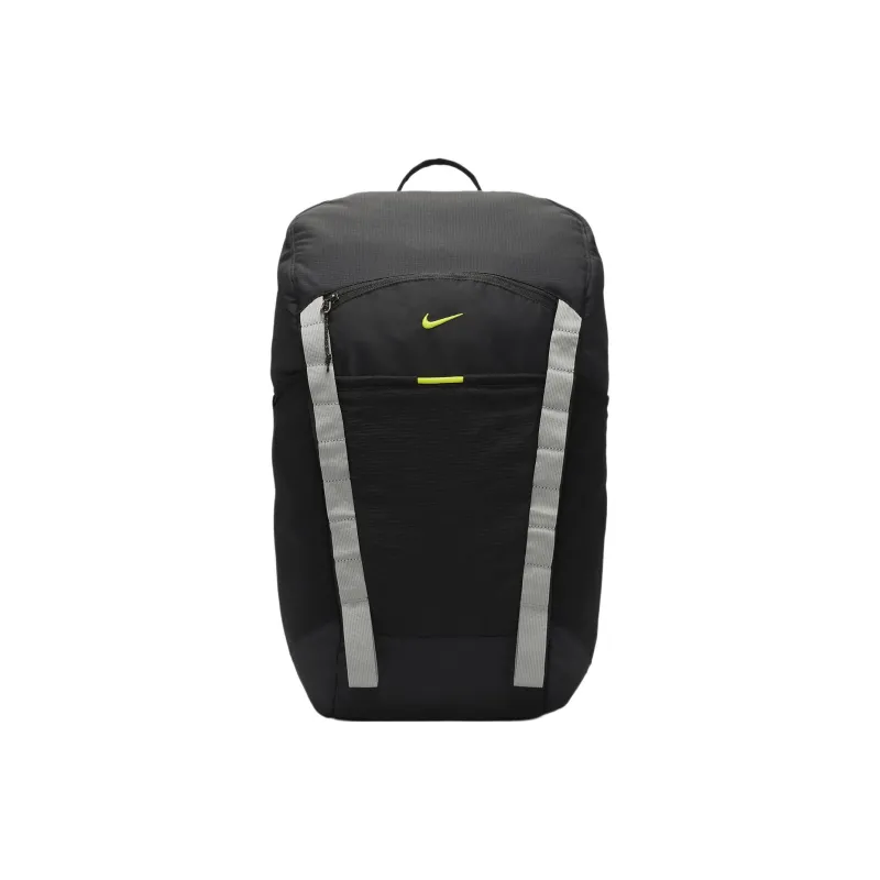 Nike Fabric Backpack Regular Men's Black & Fine Gray & Atomic Green-0
