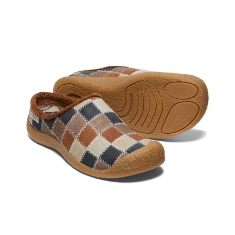 KEEN HOWSER HARVEST SLIDE LEA Durable Breathable Low-Top Casual Shoes Women's Brown-4
