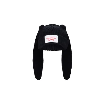 CHARLES JEFFREY Logo patch Chunky knit Beanie