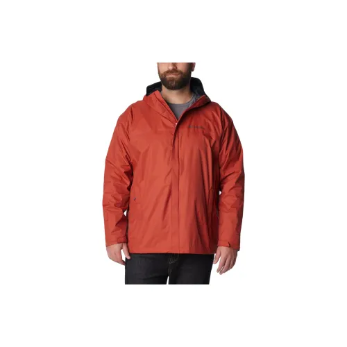 Columbia Watertight Jackets Men Orange Red