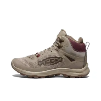 KEEN TERRADORA FLEX MID WP Durable Breathable High Top Trekking Shoes Women's Taupe
