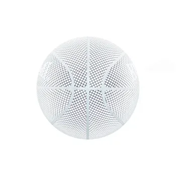 Kuangmi White Moonlight Collection PU Basketball Daylight White Size 7 Ball Reflective Street Unisex