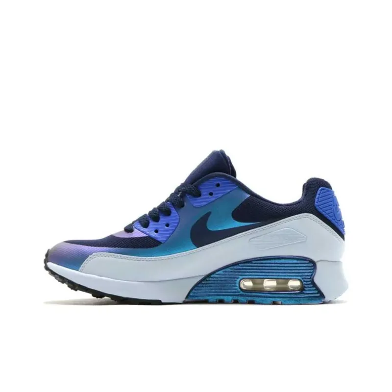 Nike Air Max 90 Cushioning Wear Resistant Low Top Casual Shoes Men's Blue-0