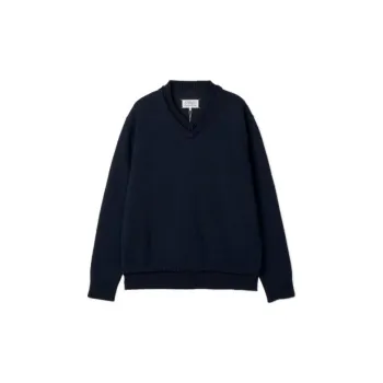 Maison Margiela Four Stitch V Neck Jumper