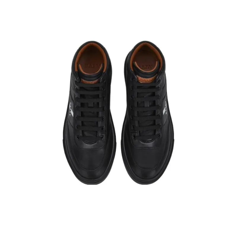BALLY High Top Skateboard Shoes Men's Black-2