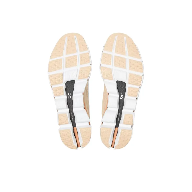 On Cloudboom Slip Resistant Low Top Athletic Shoes Women's White Orange-4