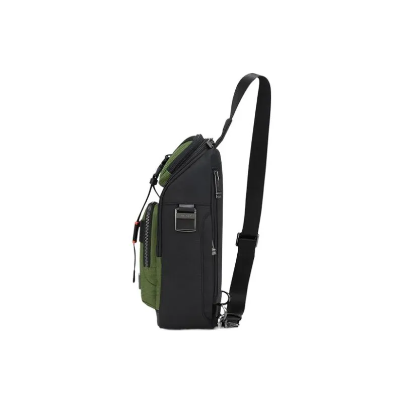 SAMSONITE Nylon Shoulder Bag Crossbody Bag Fanny Pack Sling Bag Regular Men's Dark Green-2