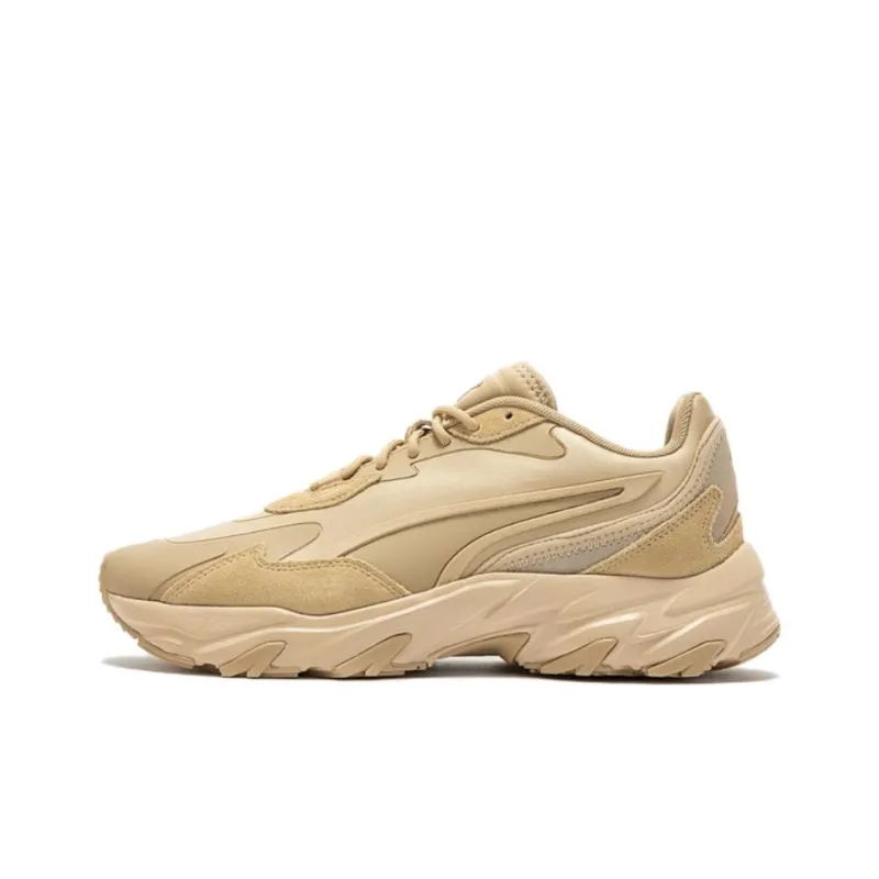 PUMA Slip Resistant Low Top Chunky Sneakers Unisex Brown-0