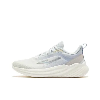 Erke Riding The Wind 2.0 Cushioning Wear Resistant Low Top Running Shoes Women's White Crescent Purple