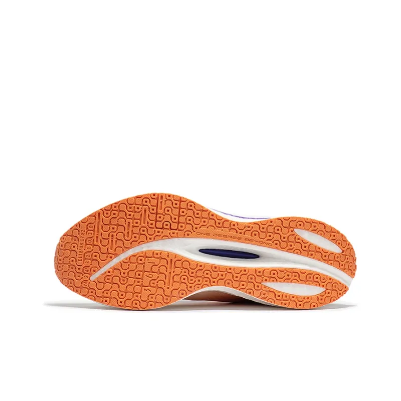 361° Cushioned Wear Resistant Breathable Lightweight Low Top Sprint Running Shoes Men's Sweet Pie Orange-4