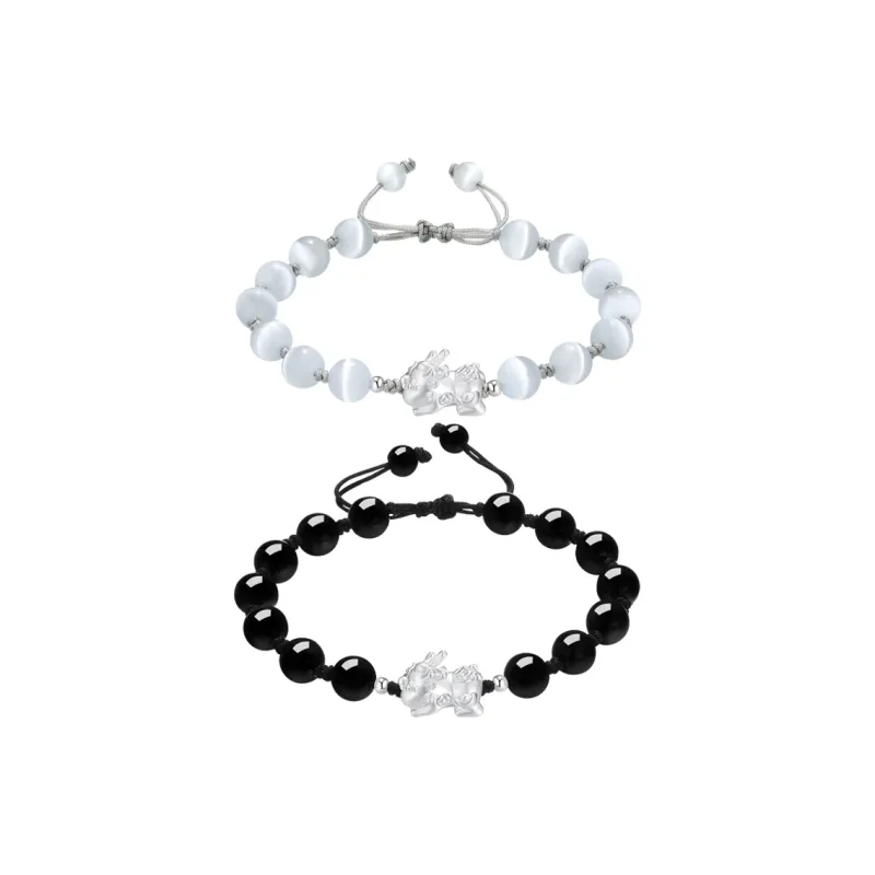 VANA Obsidian Jade Bracelets Unisex-9