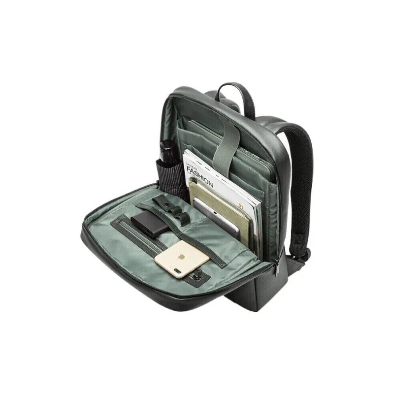 SAMSONITE Fabric Laptop Backpack Large Size Men's Black Gray Color-4