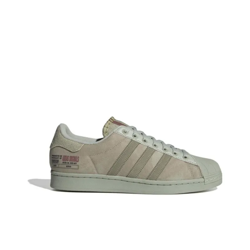 adidas originals Superstar Green Brown-1