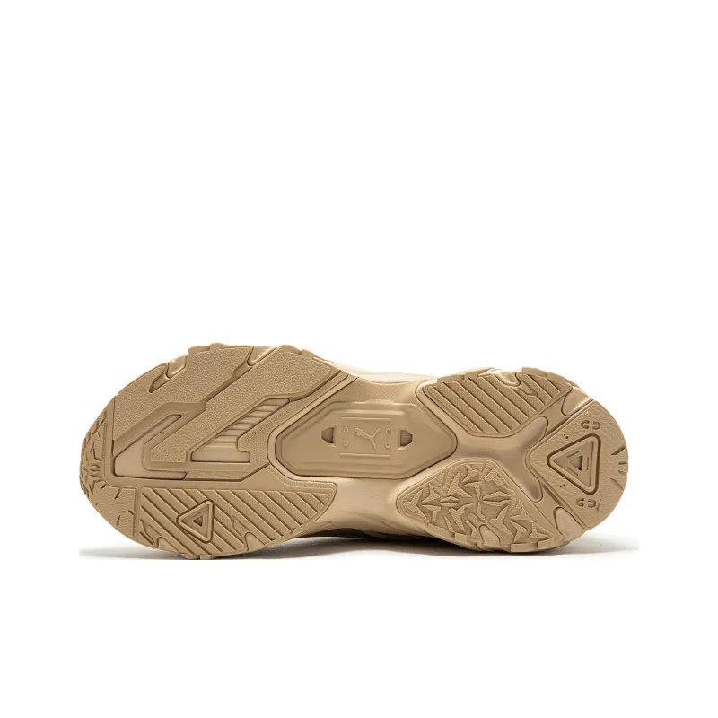 PUMA Slip Resistant Low Top Chunky Sneakers Unisex Brown-4
