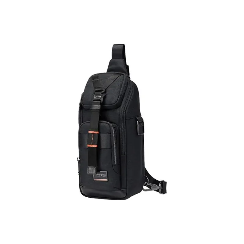 SAMSONITE Nylon Shoulder Bag Crossbody Bag Sling Bags Men's Black-1