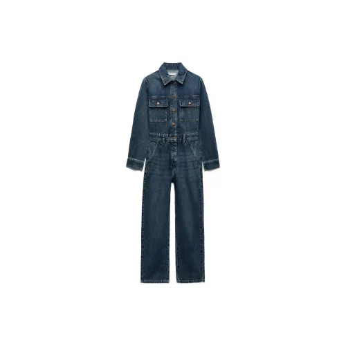 ZARA Jumpsuits Women's Indigo