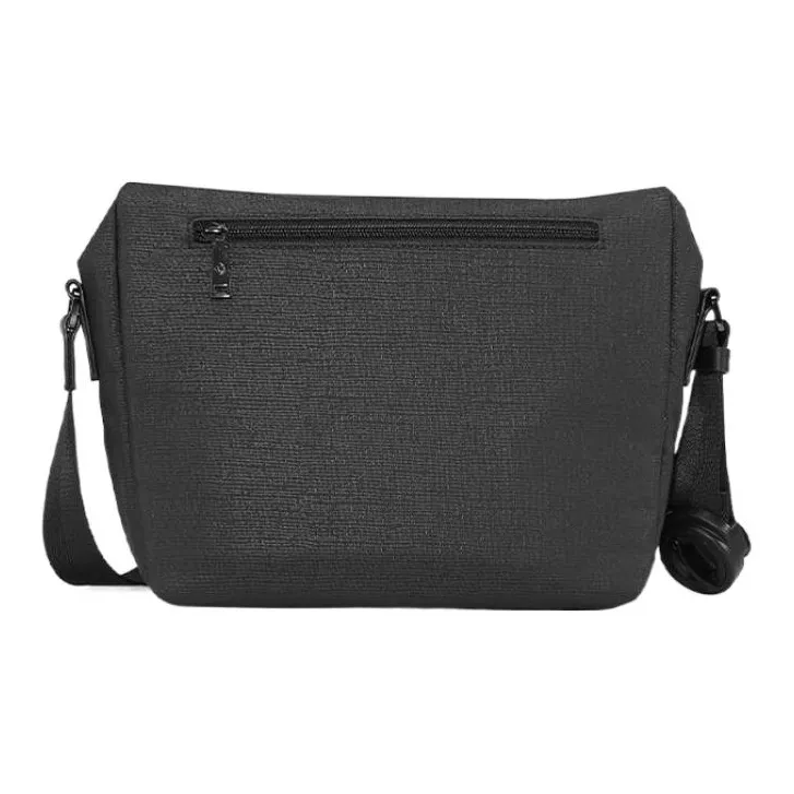 SAMSONITE Fabric With Leather Messenger Bag Shoulder Bag Crossbody Bag Men's Black-3