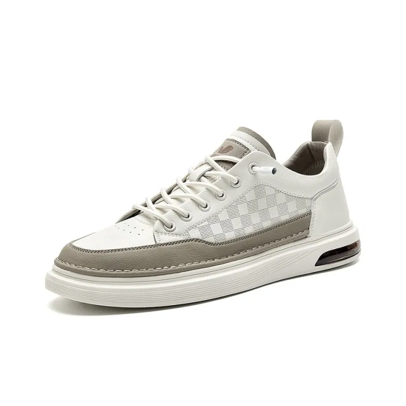 Rich Birds Low Top Skateboard Shoes Men's Beige-1