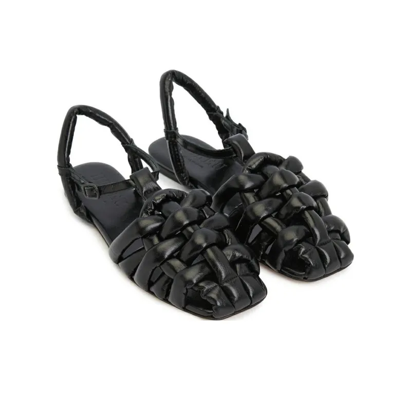 Hereu One Strap Sandals Women's Black-3