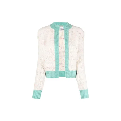 MC2 Saint Barth Mélange-effect Open-front Cardigan