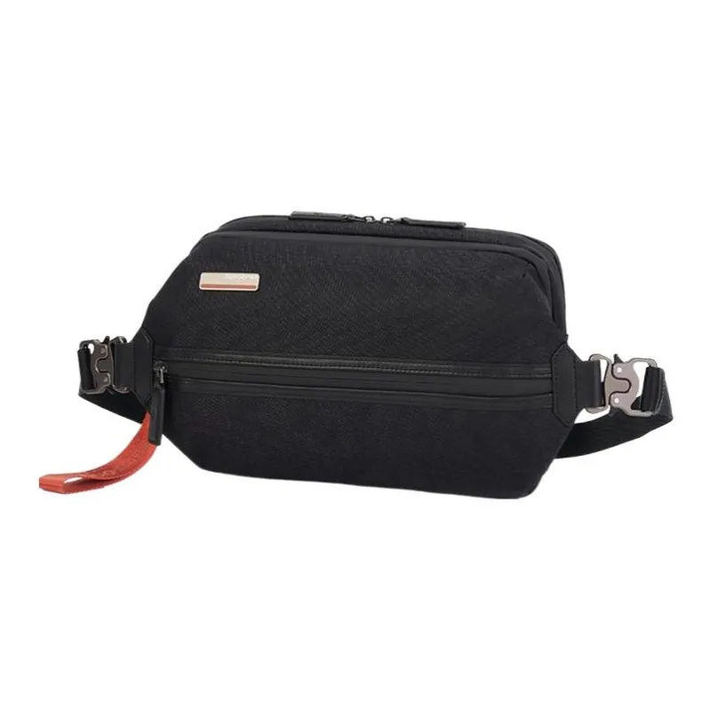 SAMSONITE Nylon Sling Bags Shoulder Bags Fanny Pack Men's Black-2