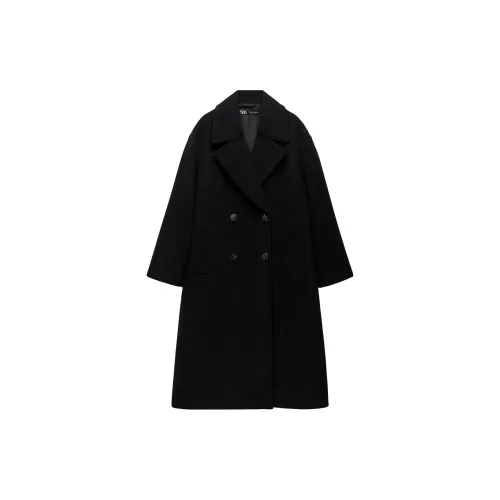 ZARA Coats Women's Black